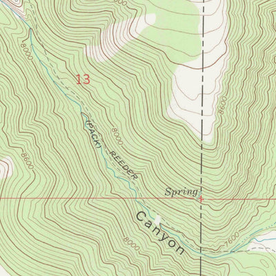 United States Geological Survey Joes Valley Reservoir, UT (1966, 24000-Scale) digital map