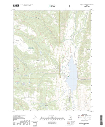 United States Geological Survey Joes Valley Reservoir, UT (2023, 24000-Scale) digital map