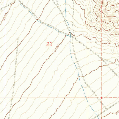 United States Geological Survey Johannesburg, CA (1967, 24000-Scale) digital map