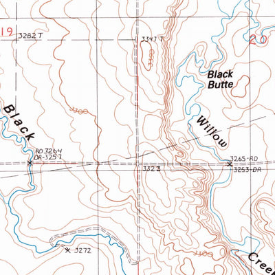 United States Geological Survey Johannson Coulee, MT (1986, 24000-Scale) digital map