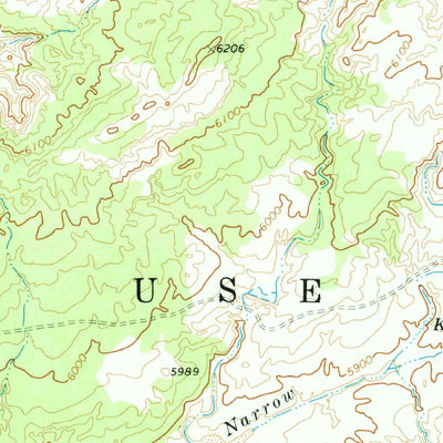 United States Geological Survey John Daw Mesa, AZ (1970, 24000-Scale) digital map