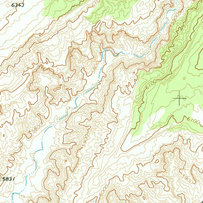 United States Geological Survey John Daw Mesa, AZ (1970, 24000-Scale) digital map