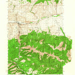 United States Geological Survey John Day, OR (1940, 62500-Scale) digital map