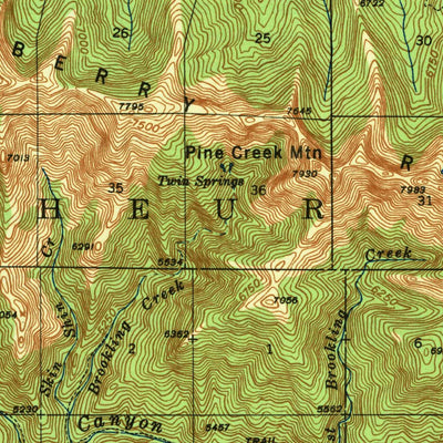 United States Geological Survey John Day, OR (1943, 62500-Scale) digital map
