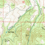 United States Geological Survey John Day, OR (1972, 24000-Scale) digital map
