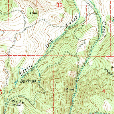 United States Geological Survey John Day, OR (1972, 24000-Scale) digital map
