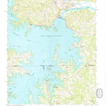 United States Geological Survey John H Kerr Dam, VA-NC (1968, 24000-Scale) digital map