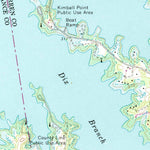 United States Geological Survey John H Kerr Dam, VA-NC (1968, 24000-Scale) digital map
