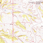United States Geological Survey John Hen Creek, MT (1971, 24000-Scale) digital map