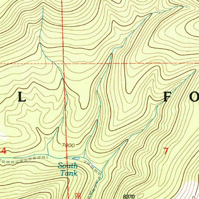 United States Geological Survey John Kerr Peak, NM (1999, 24000-Scale) digital map