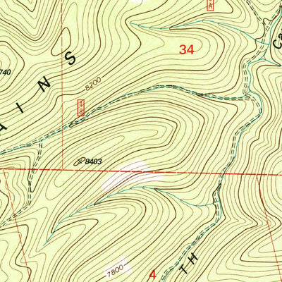 United States Geological Survey John Kerr Peak, NM (1999, 24000-Scale) digital map
