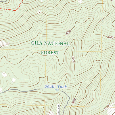 United States Geological Survey John Kerr Peak, NM (2023, 24000-Scale) digital map