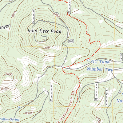 United States Geological Survey John Kerr Peak, NM (2023, 24000-Scale) digital map