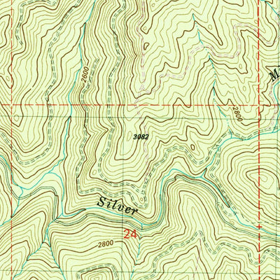 United States Geological Survey John Lewis Mountain, ID (1981, 24000-Scale) digital map