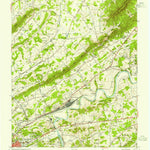 United States Geological Survey John Sevier, TN (1953, 24000-Scale) digital map