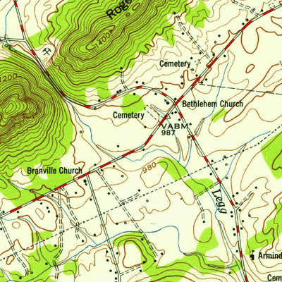 United States Geological Survey John Sevier, TN (1953, 24000-Scale) digital map