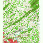 United States Geological Survey John Sevier, TN (1966, 24000-Scale) digital map