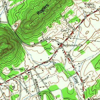 United States Geological Survey John Sevier, TN (1966, 24000-Scale) digital map