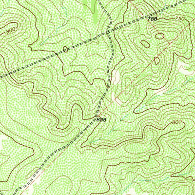 United States Geological Survey Johnnie Little Hill, TX (1974, 24000-Scale) digital map