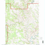 United States Geological Survey Johnny Cake Mountain, OR (1995, 24000-Scale) digital map