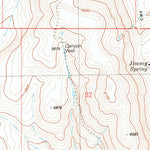 United States Geological Survey Johnny Creek SW, OR (1981, 24000-Scale) digital map
