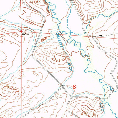 United States Geological Survey Johnny Moore Mountain, CO (2000, 24000-Scale) digital map