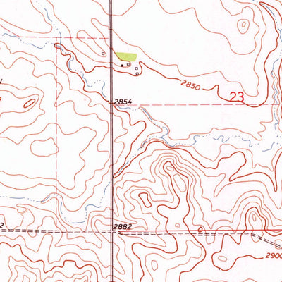 United States Geological Survey Johnnys Hill, MT (1973, 24000-Scale) digital map
