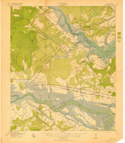 United States Geological Survey Johns Island, SC (1919, 21120-Scale) digital map