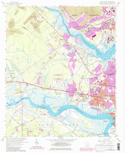 United States Geological Survey Johns Island, SC (1958, 24000-Scale) digital map