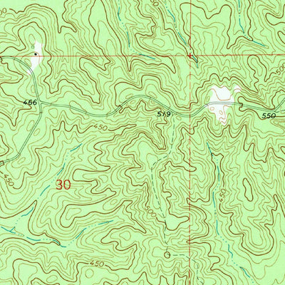 United States Geological Survey Johns, MS (1968, 24000-Scale) digital map