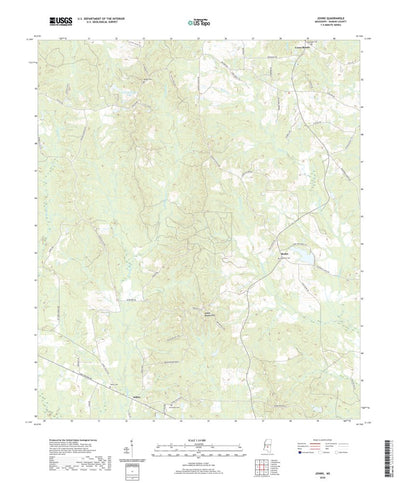 United States Geological Survey Johns, MS (2020, 24000-Scale) digital map