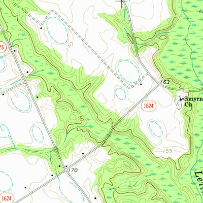 United States Geological Survey Johns, NC-SC (1971, 24000-Scale) digital map