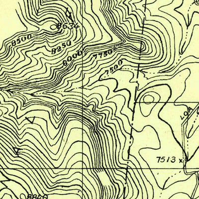 United States Geological Survey Johns Peak, UT (1922, 31680-Scale) digital map
