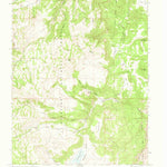United States Geological Survey Johns Peak, UT (1968, 24000-Scale) digital map