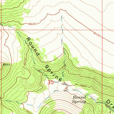 United States Geological Survey Johns Peak, UT (1968, 24000-Scale) digital map