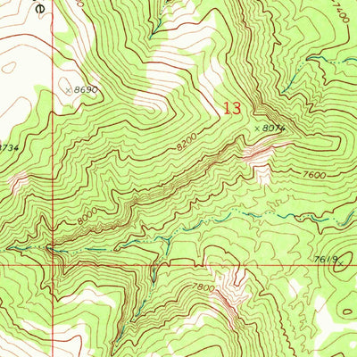 United States Geological Survey Johns Peak, UT (1968, 24000-Scale) digital map