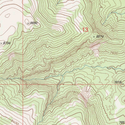 United States Geological Survey Johns Peak, UT (2001, 24000-Scale) digital map