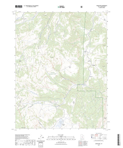 United States Geological Survey Johns Peak, UT (2023, 24000-Scale) digital map