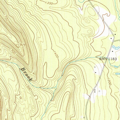 United States Geological Survey Johnsburg, NY (1968, 24000-Scale) digital map