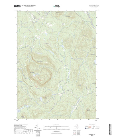United States Geological Survey Johnsburg, NY (2023, 24000-Scale) digital map