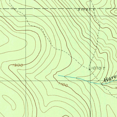 United States Geological Survey Johnson Brook Mountain, ME (1987, 24000-Scale) digital map