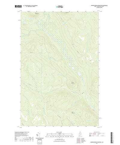 United States Geological Survey Johnson Brook Mountain, ME (2021, 24000-Scale) digital map