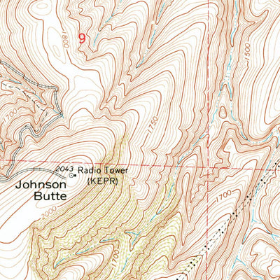 United States Geological Survey Johnson Butte, WA (1964, 24000-Scale) digital map