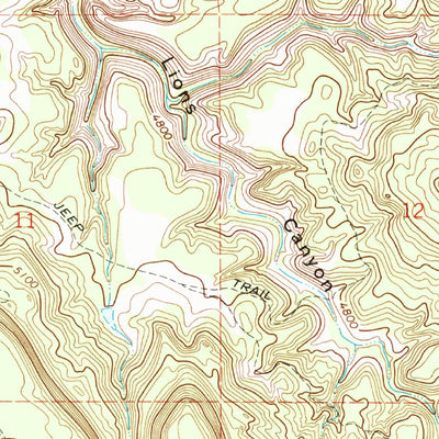 United States Geological Survey Johnson Canyon, CO (1972, 24000-Scale) digital map