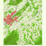 United States Geological Survey Johnson City, TN (1955, 24000-Scale) digital map