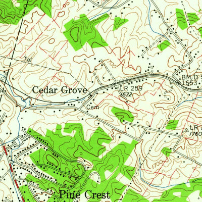 United States Geological Survey Johnson City, TN (1955, 24000-Scale) digital map