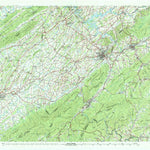 United States Geological Survey Johnson City, TN-NC (1980, 100000-Scale) digital map