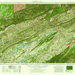 United States Geological Survey Johnson City, TN-VA-KY-NC (1960, 250000-Scale) digital map