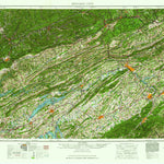 United States Geological Survey Johnson City, TN-VA-KY-NC (1963, 250000-Scale) digital map