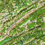 United States Geological Survey Johnson City, TN-VA-KY-NC (1963, 250000-Scale) digital map